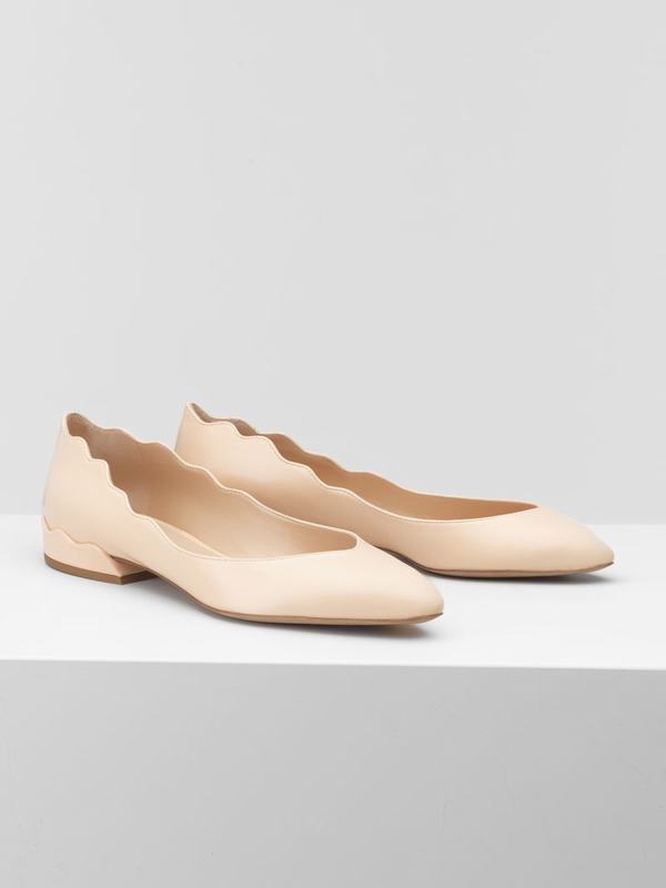 Chloé Bailarina Mujer Lauren Rosas Calfskin REUI38506